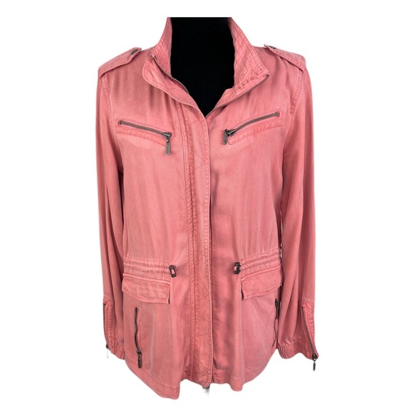 NWT Max Jeans Tencel Military Style Anorak Jacket - Picture 1 of 16